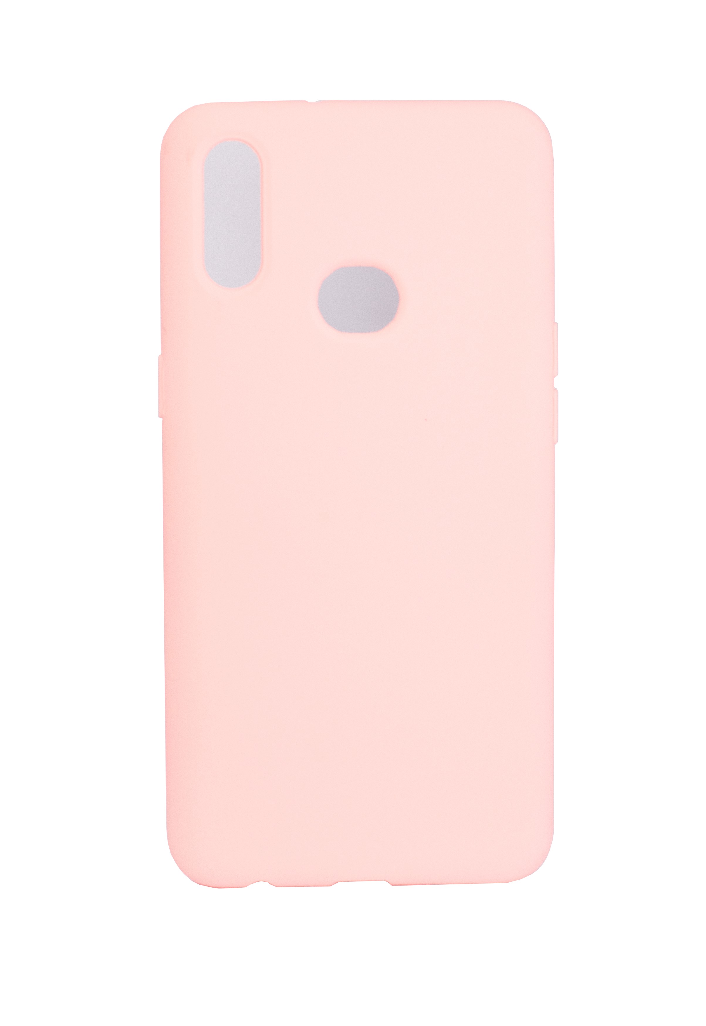 Protectores para celular  para Samsung  A10S Funda de silicona con felpa Rosa